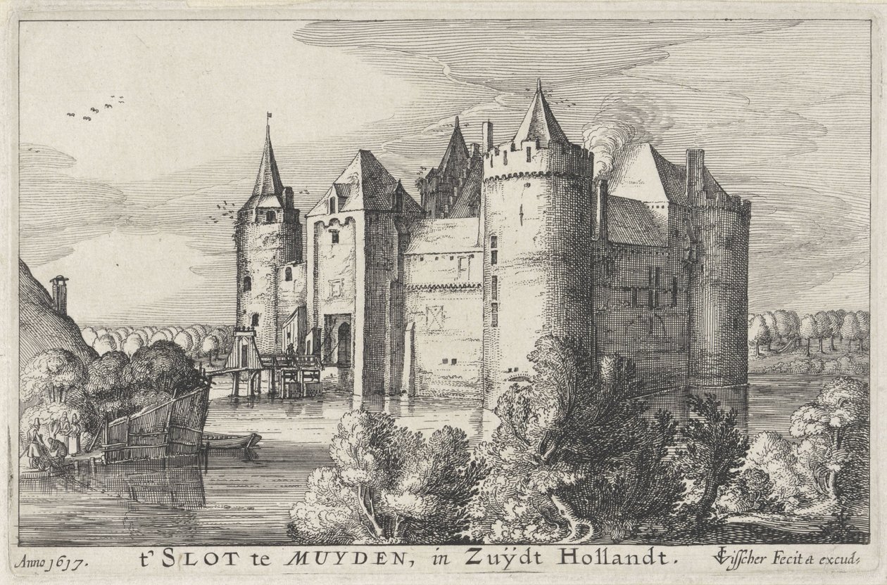 Pohled na Muiderslot t