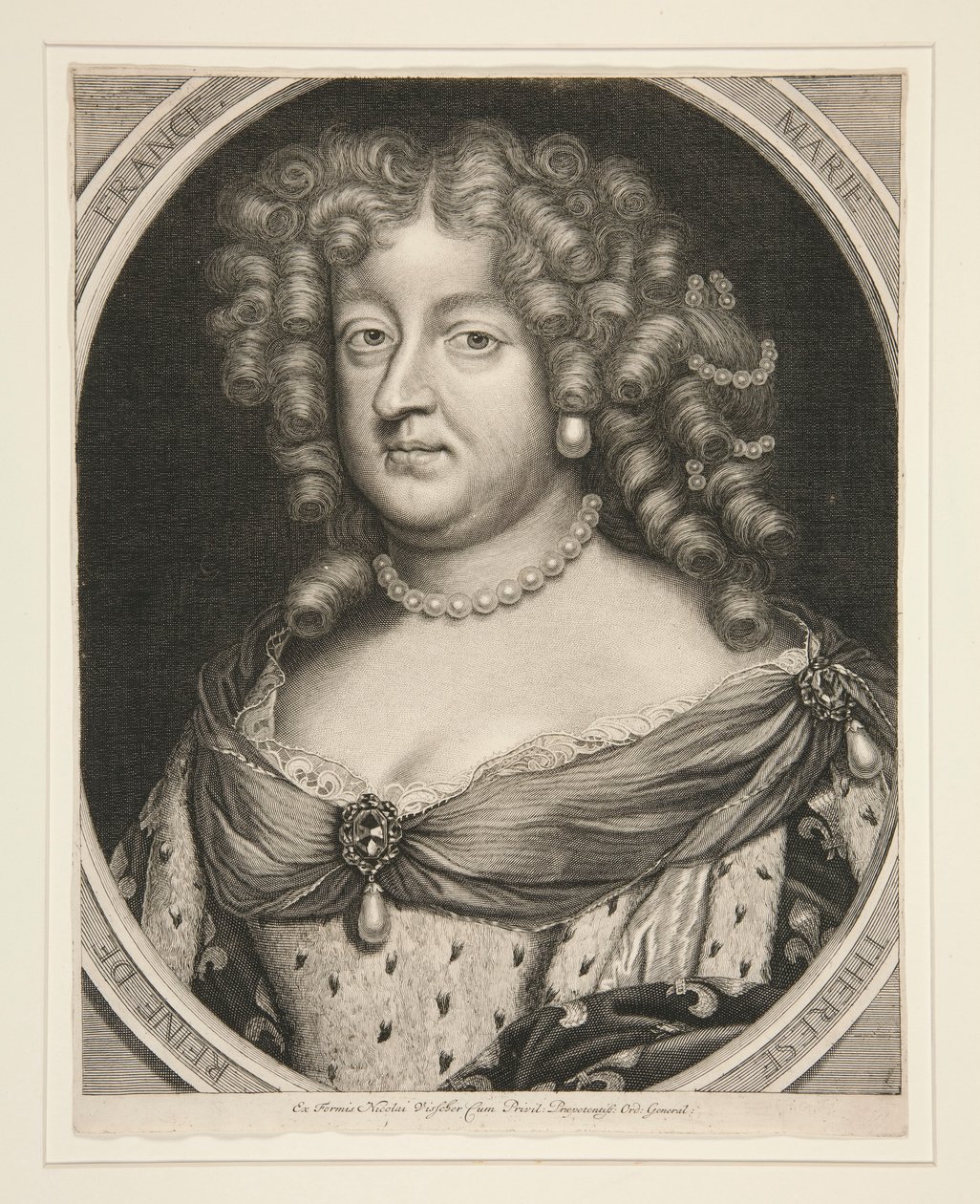 Marie Terezie, královna Francie od Claes Jansz. Visscher