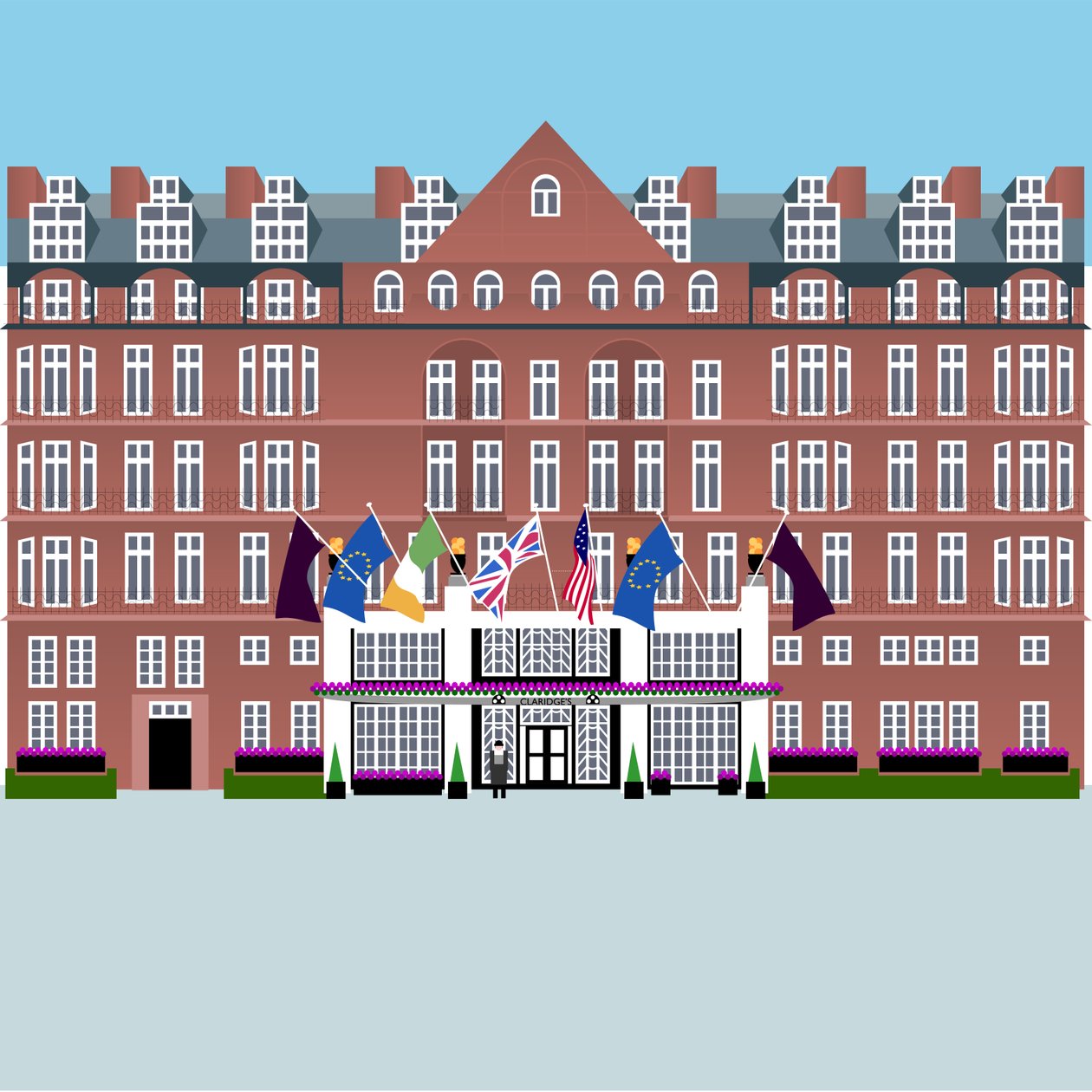 Hotel Claridges od Claire Huntley