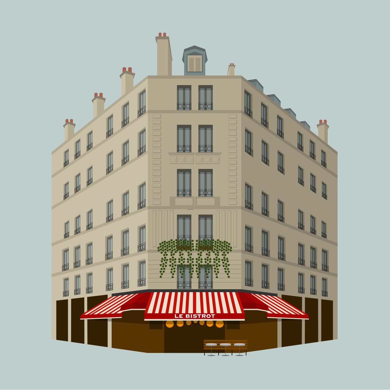 Le Bistrot od Claire Huntley