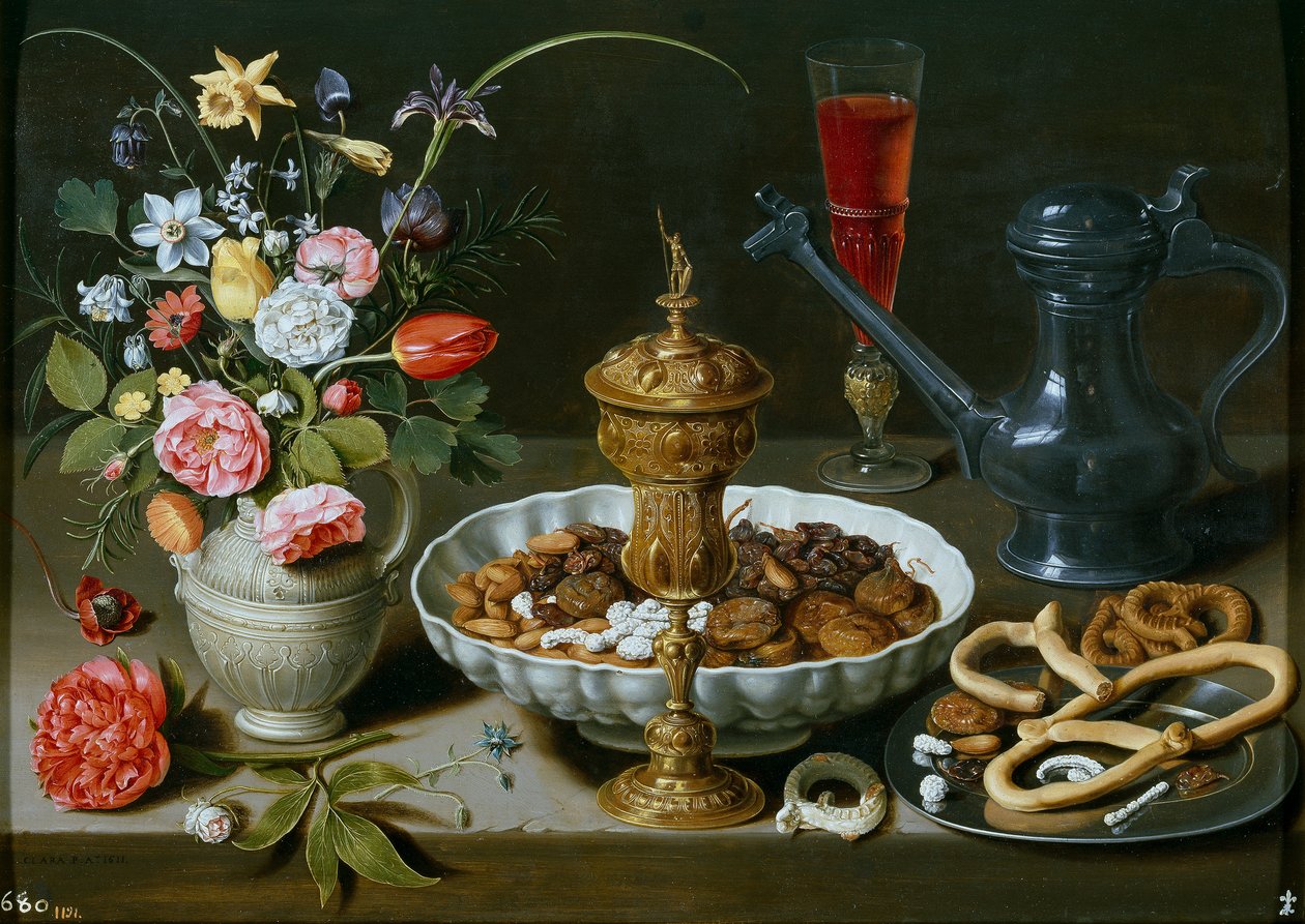 Nature morte - Still Life - Peinture de Clara Peeters (1594-1658) od Charlotte Evans