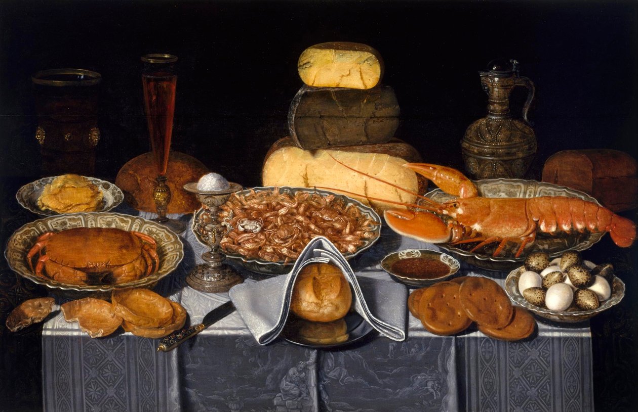 Zátiší s krabem, krevetami a humrem par Peeters, Clara (1594-1658), cca 1637-1640 - Olej na dřevě, 70,8x108,9 - Museum of Fine Arts, Houston od Charlotte Evans