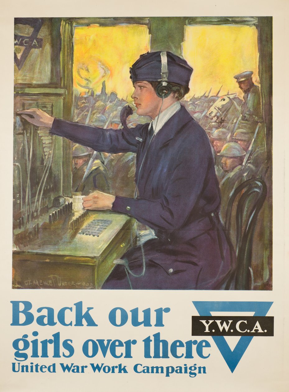 Podpořte naše děvčata, 1918 od Clarence F. Underwood