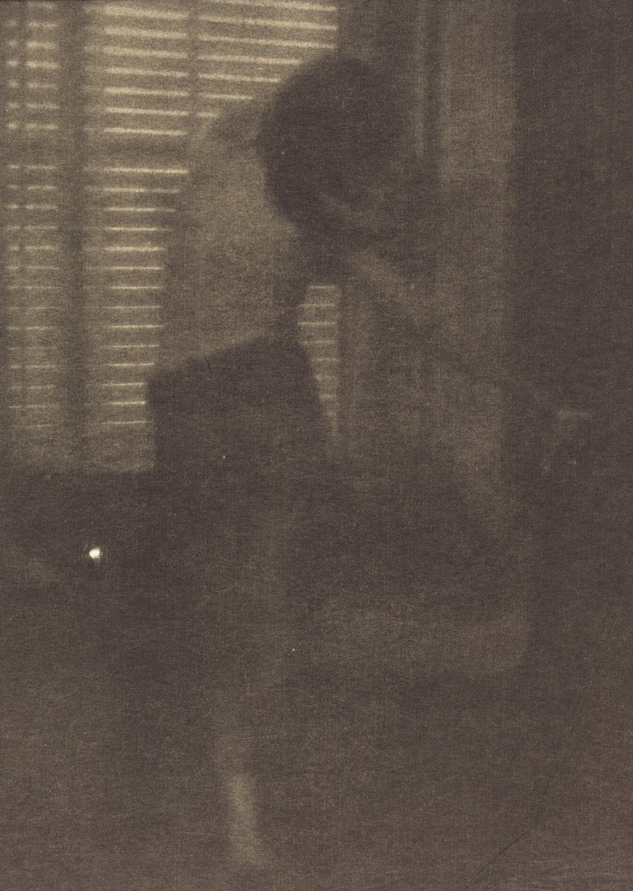 Modelka v newyorském ateliéru, asi 1915 (foto) od Clarence Henry White