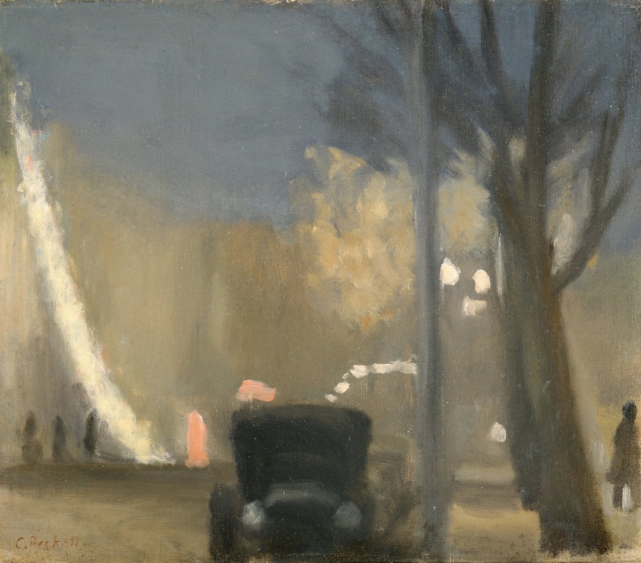 Collins Street, večer od Clarice Beckett