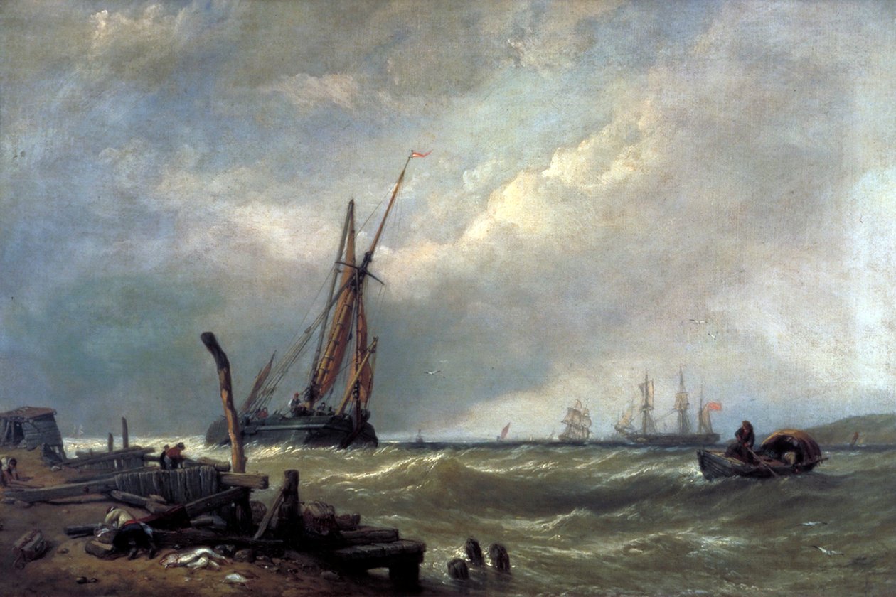 „Na Texelu“, 1856 od Clarkson Stanfield
