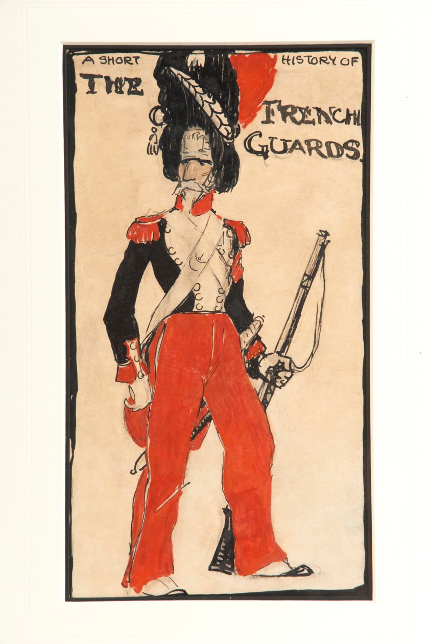 Krátká historie francouzských gard, 1917 od Claud Lovat Fraser