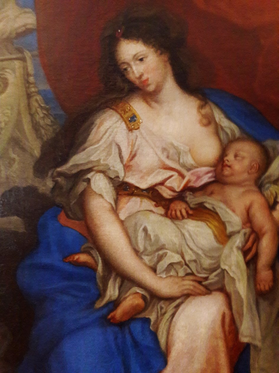 Portrét královny Marie Casimire a jejích dětí od Claude Callot