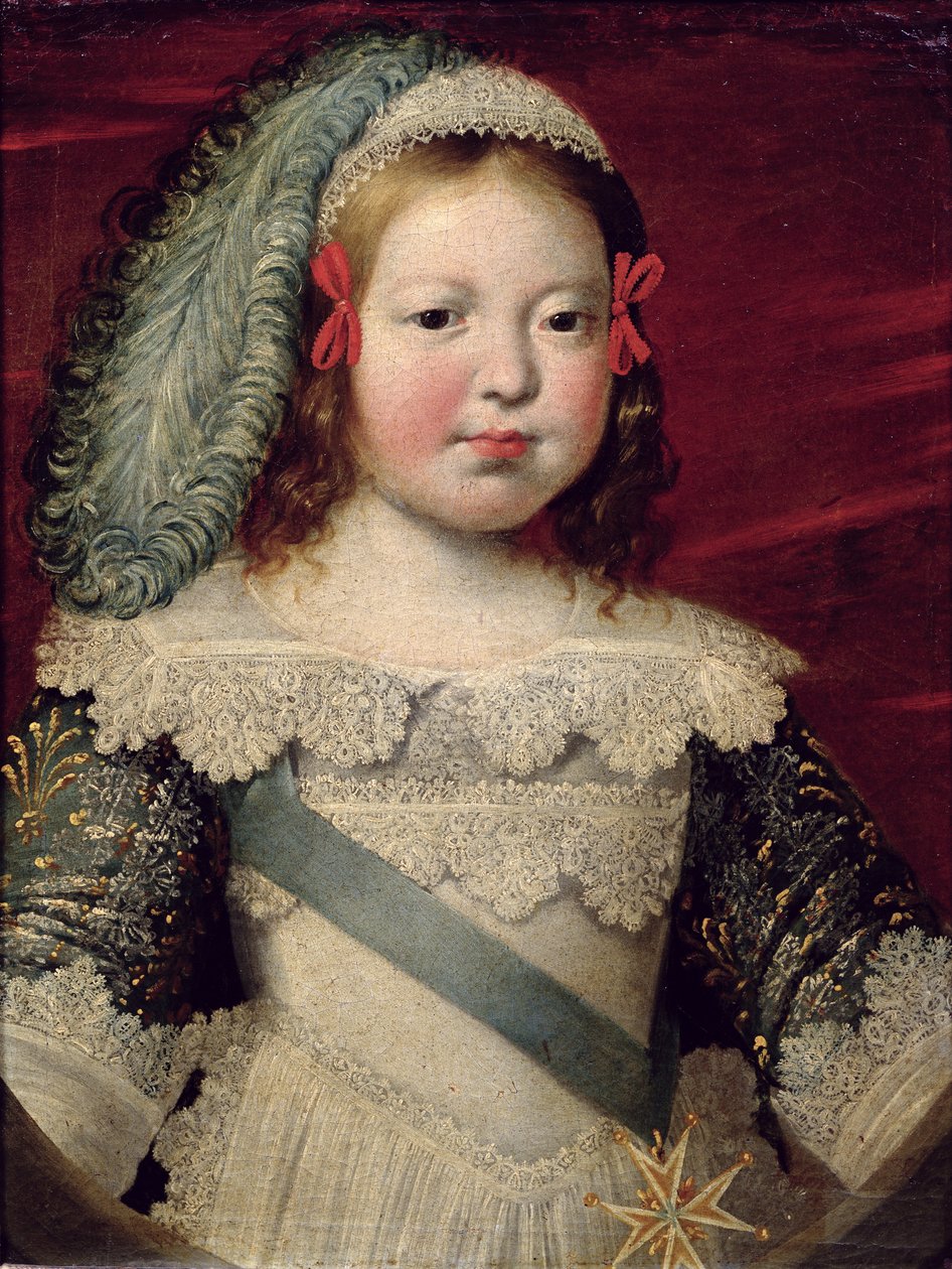 Portrét Ludvíka XIV. (1638-1715) jako dítě, kolem 1641-42 od Claude Deruet