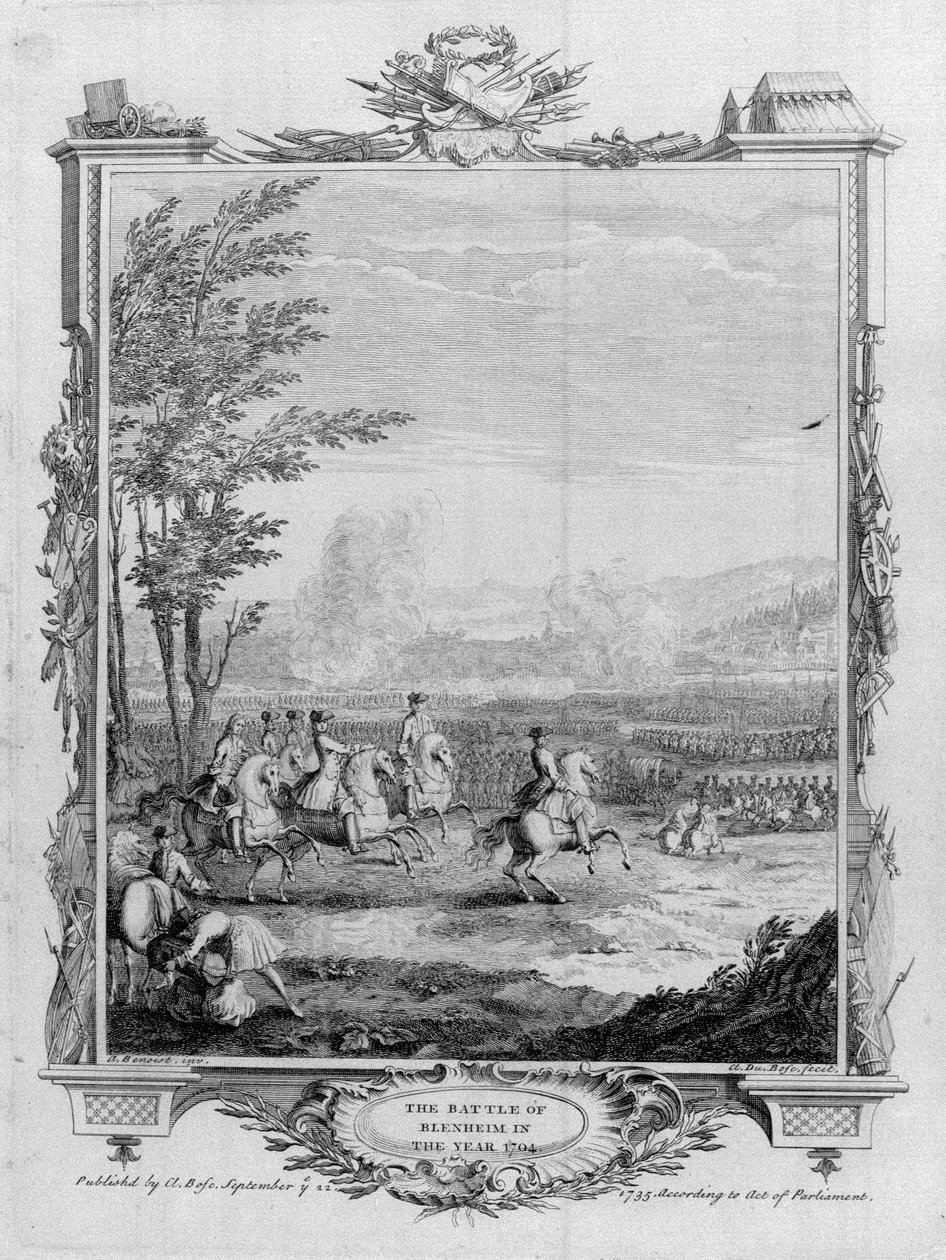 Bitva u Blenheimu, 13-18 srpna 1704, 1735 od Claude Dubosc