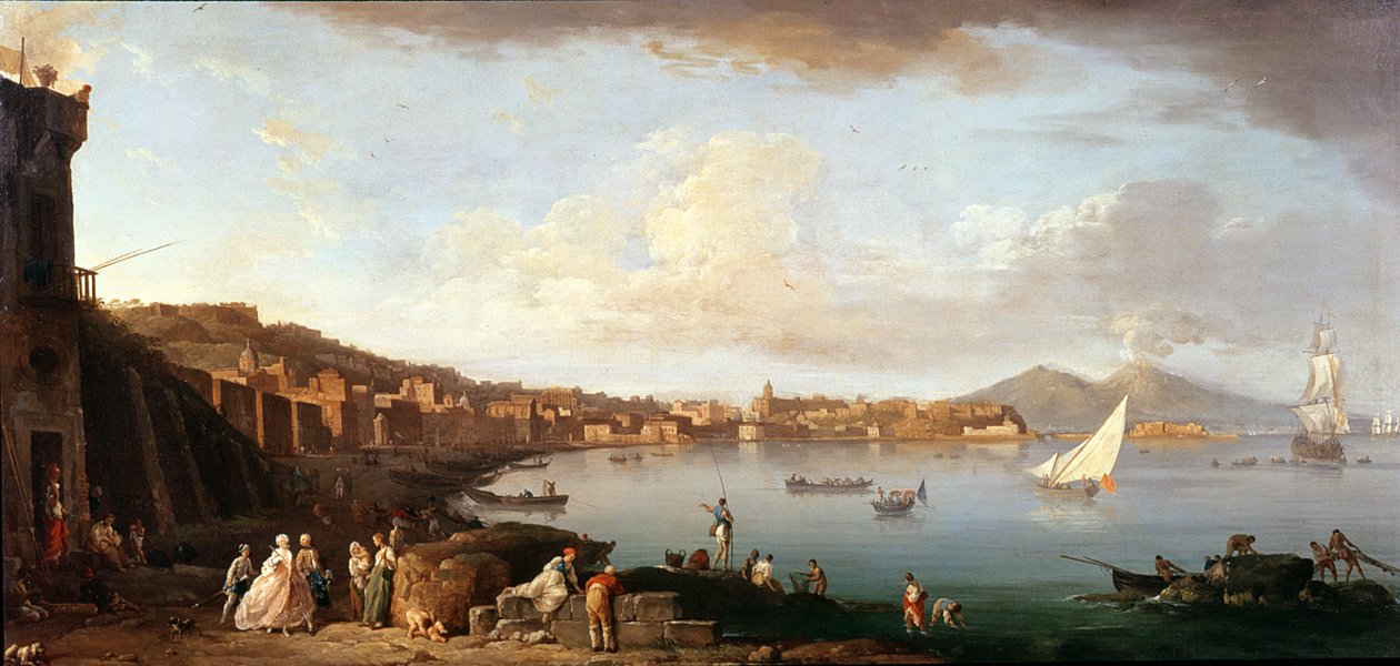 Neapolský záliv od severu od Claude Joseph Vernet