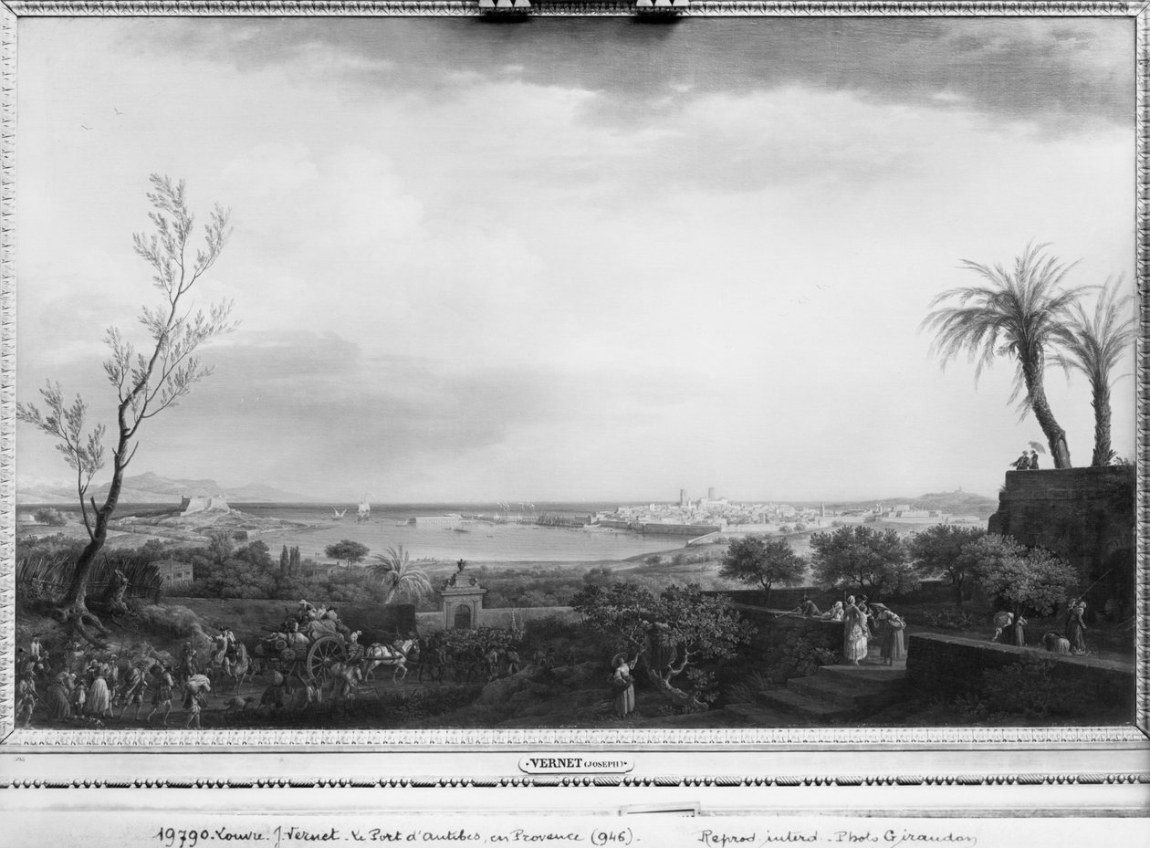 Přístav Antibes v Provence, 1757 (viz také 414950) od Claude Joseph Vernet