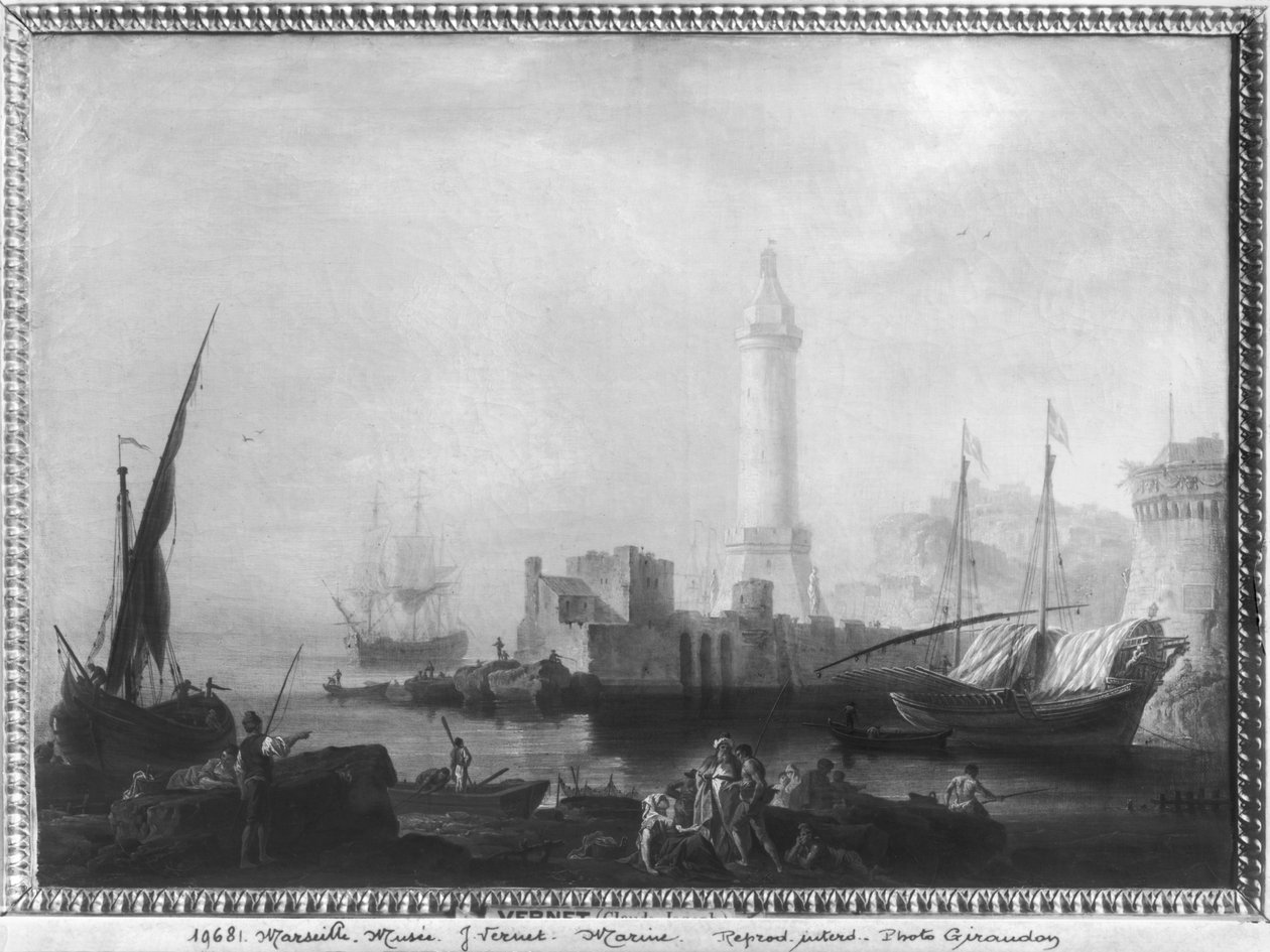 Přímořská krajina od Claude Joseph Vernet