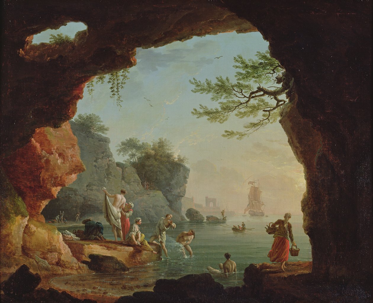 The Bathers od Claude Joseph Vernet