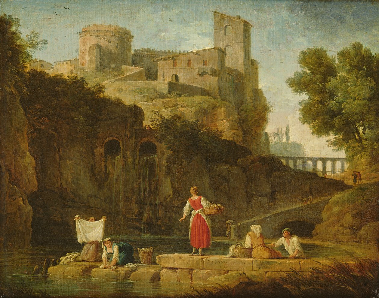 Pohled na Itálii od Claude Joseph Vernet