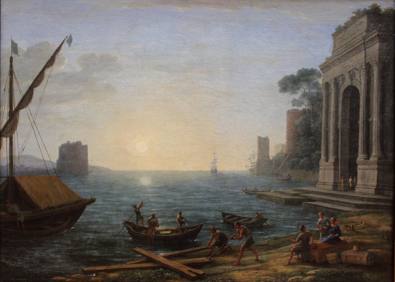 Přístav při východu slunce od Claude Lorrain