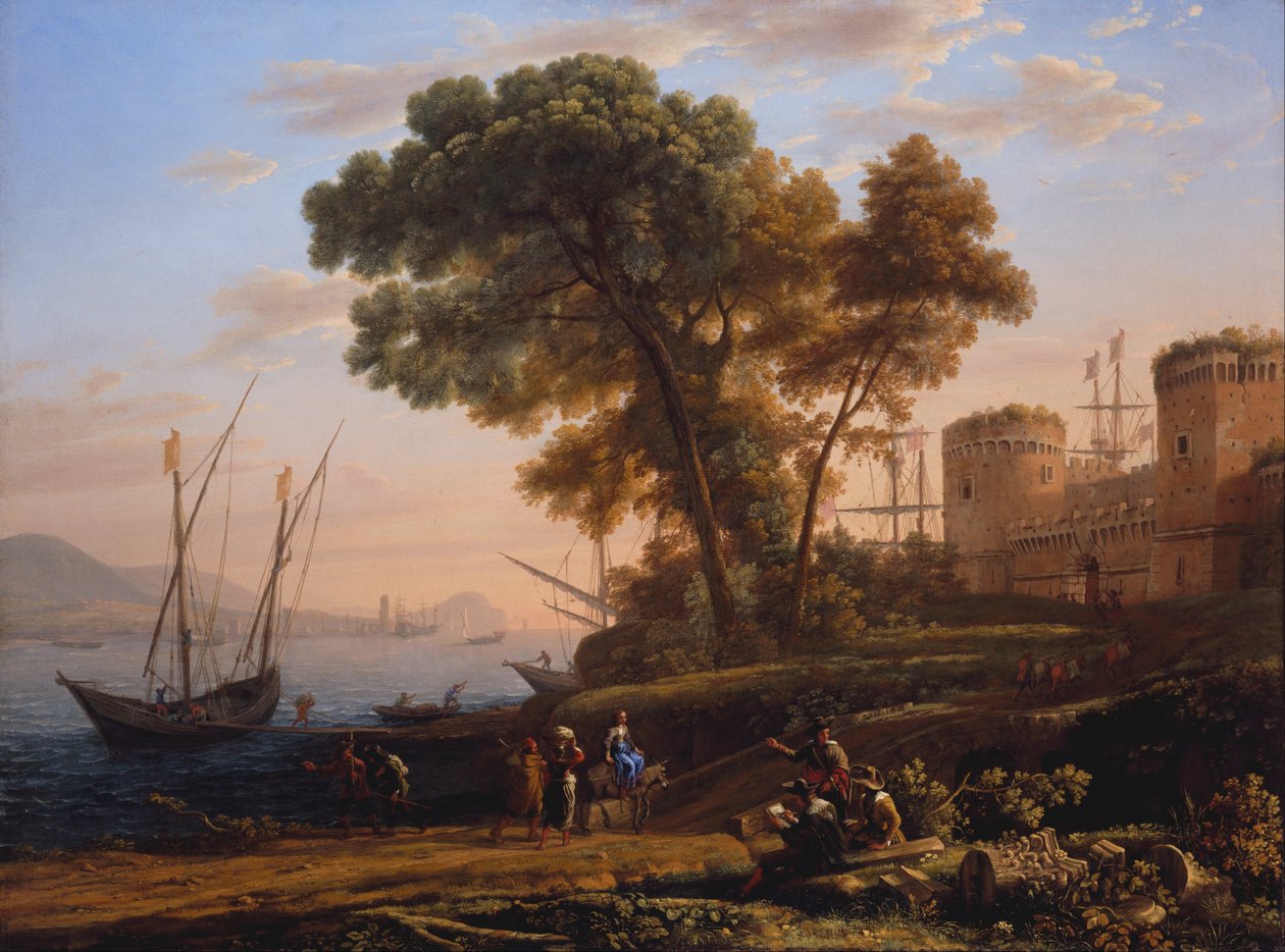Umělec studující z přírody od Claude Lorrain