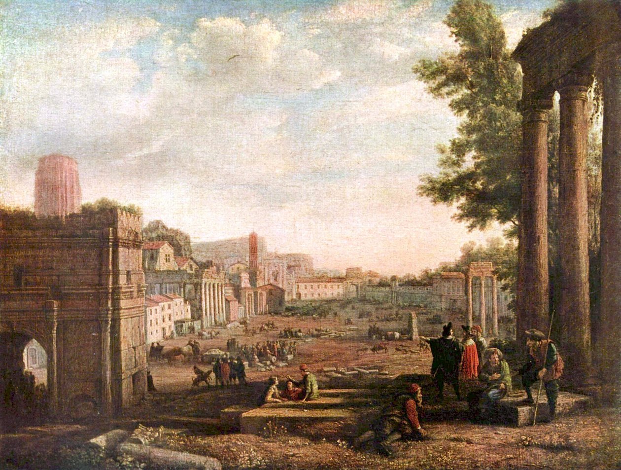 Campo Vaccino od Claude Lorrain