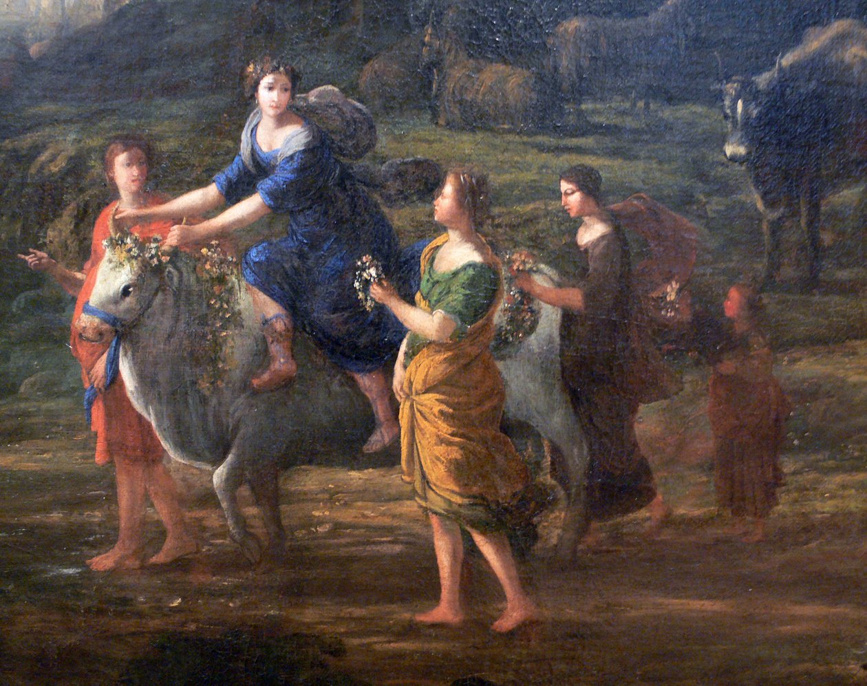 Pobřežní scéna s Evropou a Býkem od Claude Lorrain