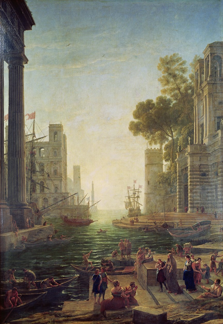 Nalodění svatého Pavla v Ostii od Claude Lorrain