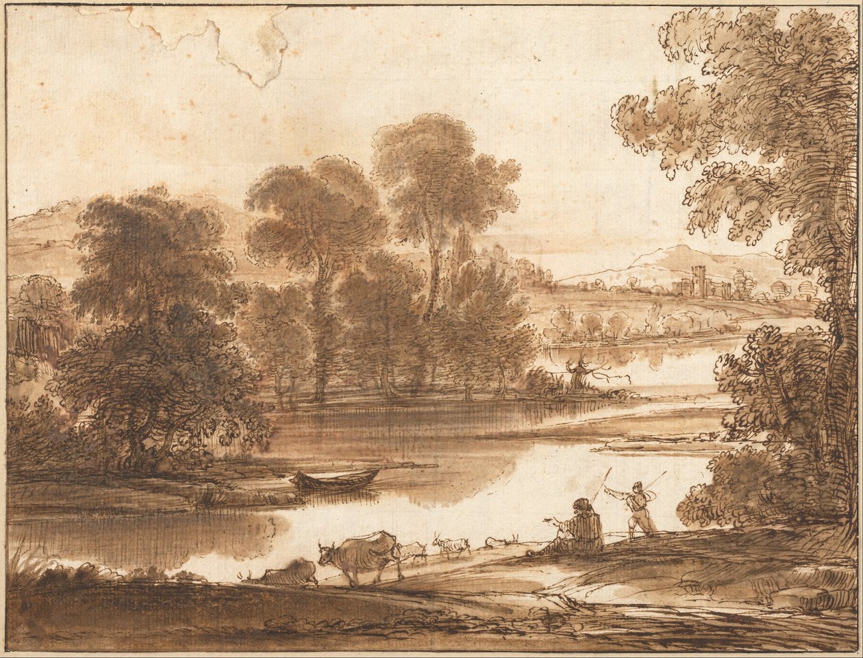 Niva s napajedlem od Claude Lorrain