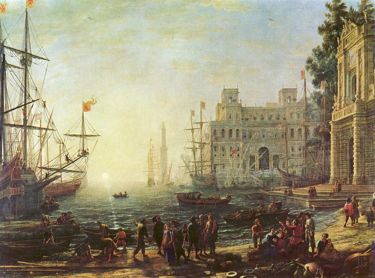 Přístav s vilou Medici od Claude Lorrain