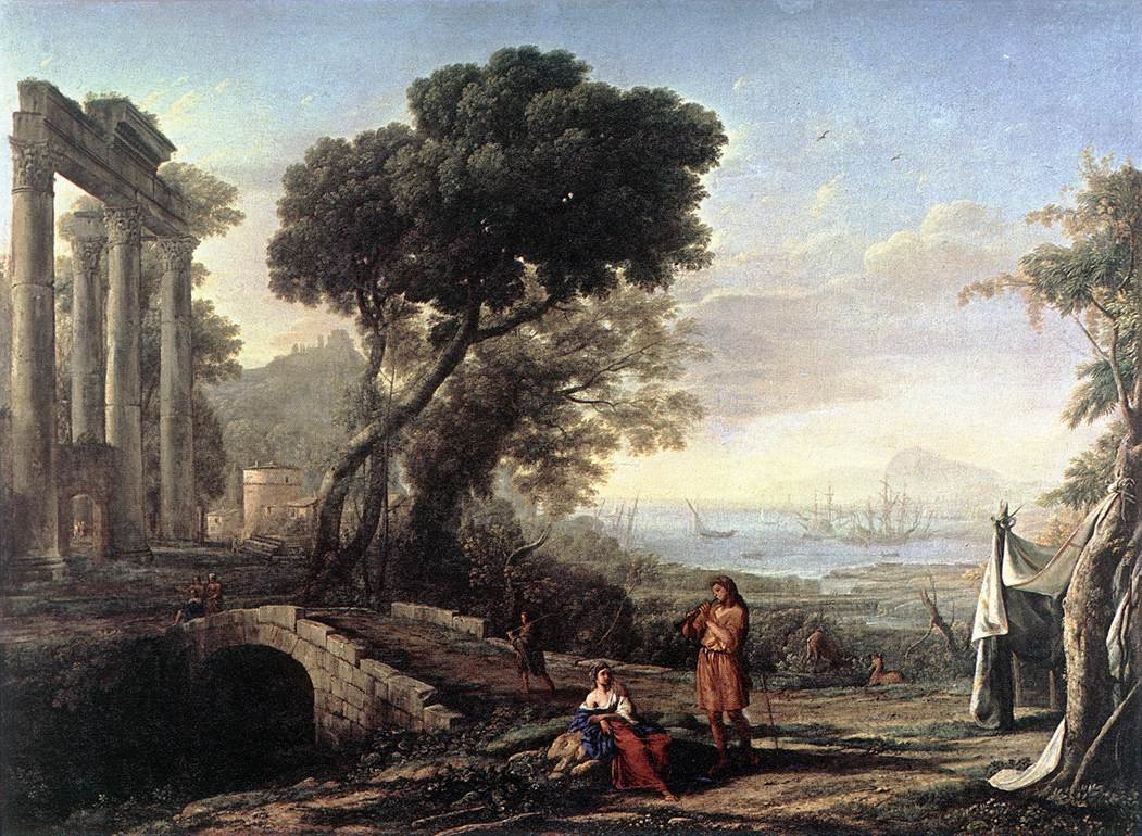 Italská pobřežní krajina od Claude Lorrain