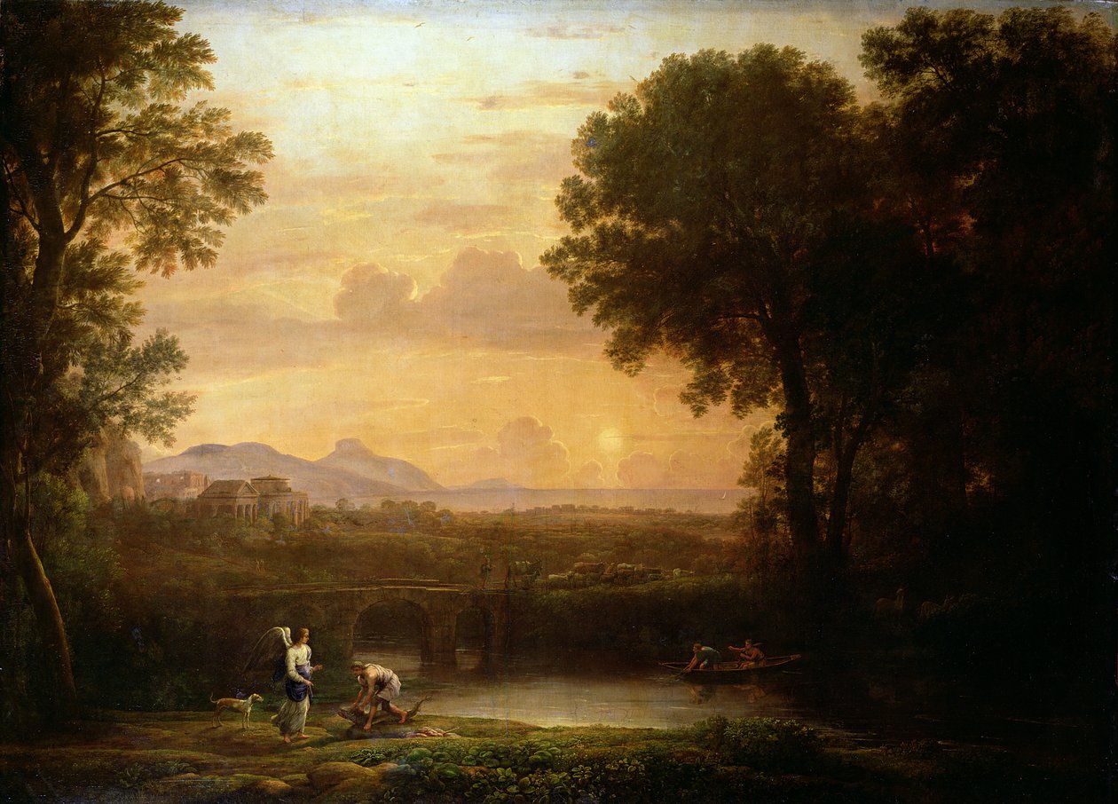 Krajina za soumraku od Claude Lorrain