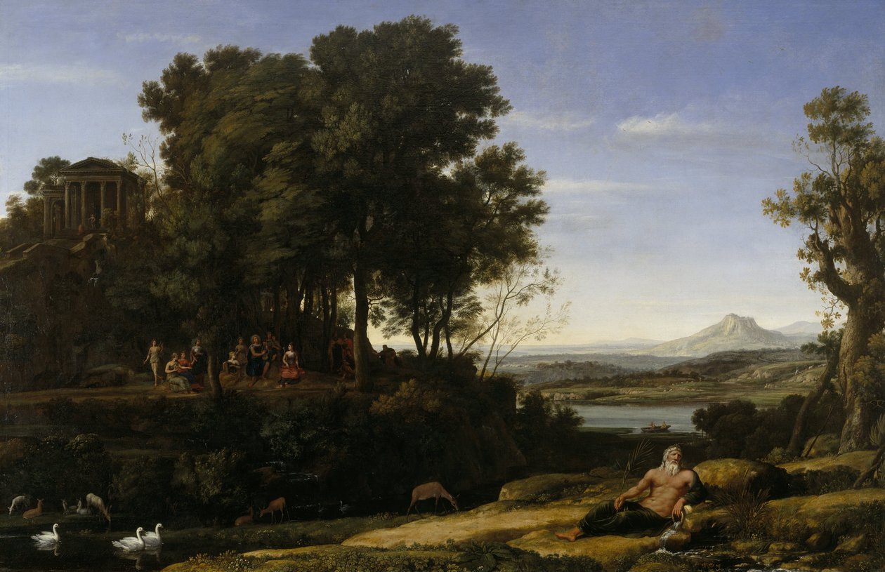 Krajina s Apollem a múzami od Claude Lorrain