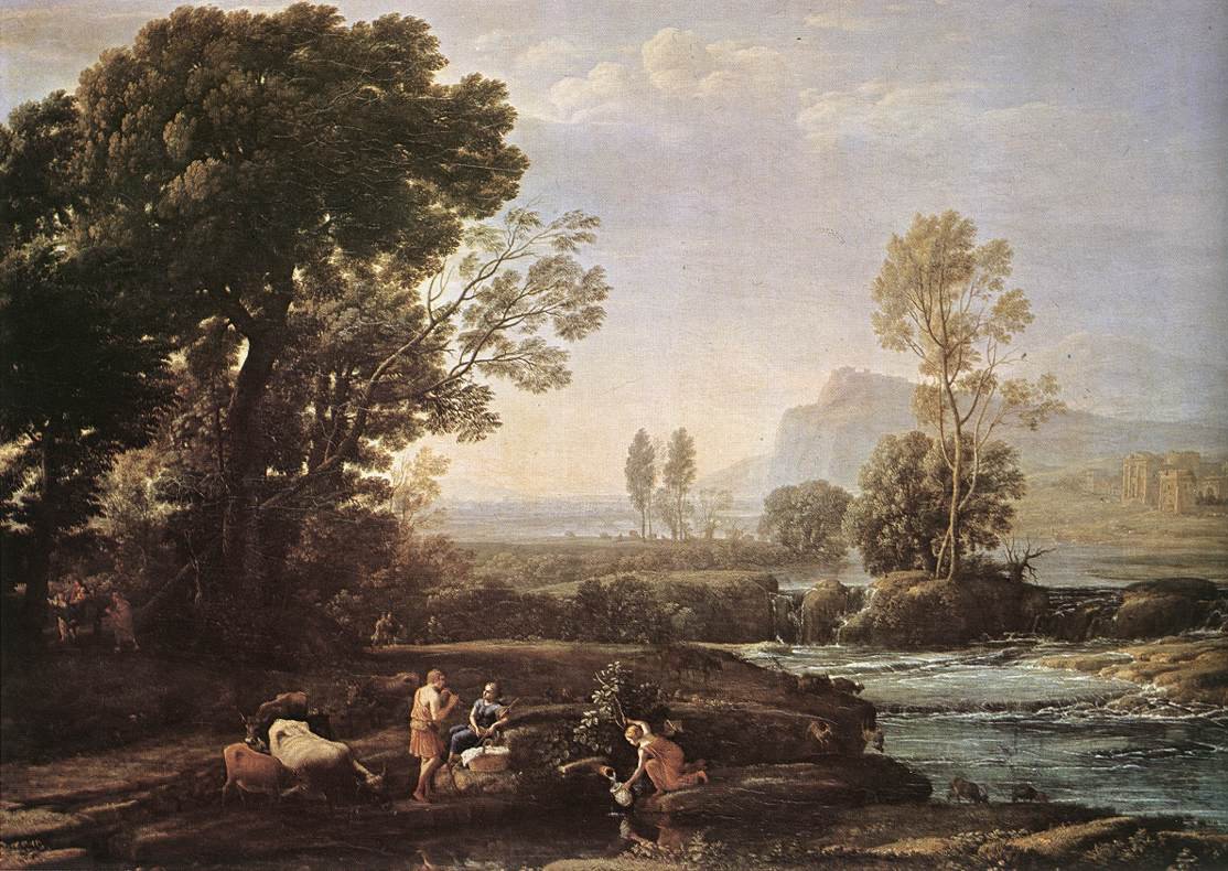 Krajina s odpočinkem v letu do Egypta od Claude Lorrain