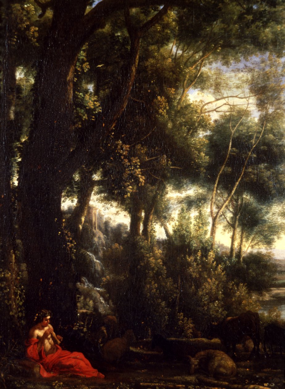 Krajina s pastýřem od Claude Lorrain