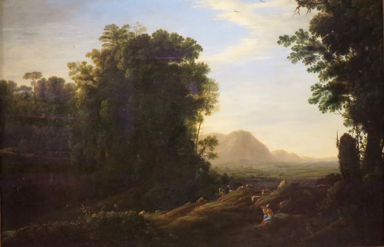 Krajina s potrubím ovčáka od Claude Lorrain