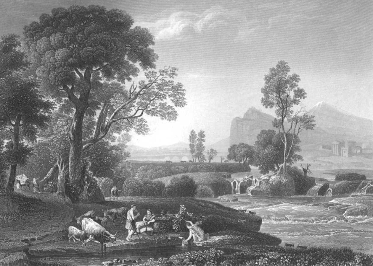 Krajina s letem do Egypta od Claude Lorrain