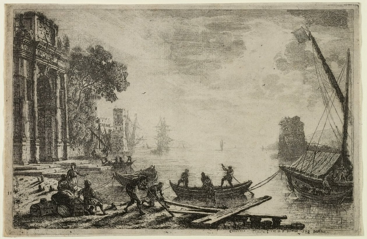Vycházející slunce, 1634 od Claude Lorrain