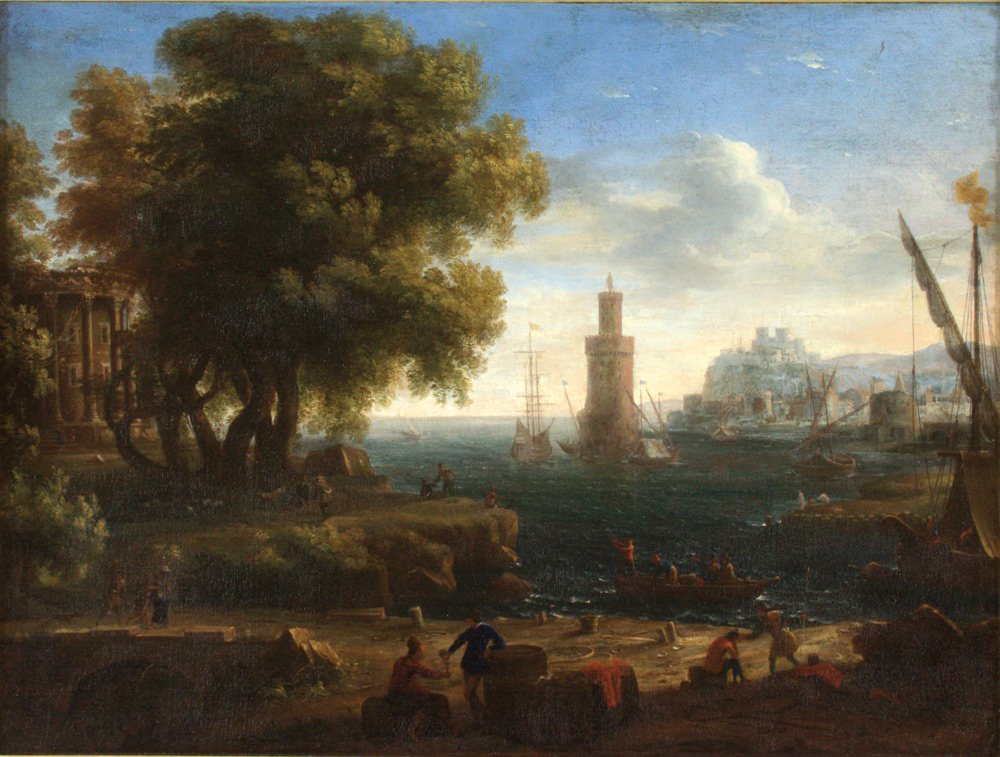 Krajina přístavu od Claude Lorrain