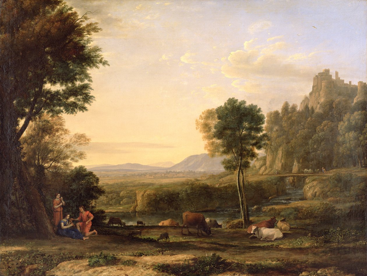 Pastorační krajina, 1645 od Claude Lorrain