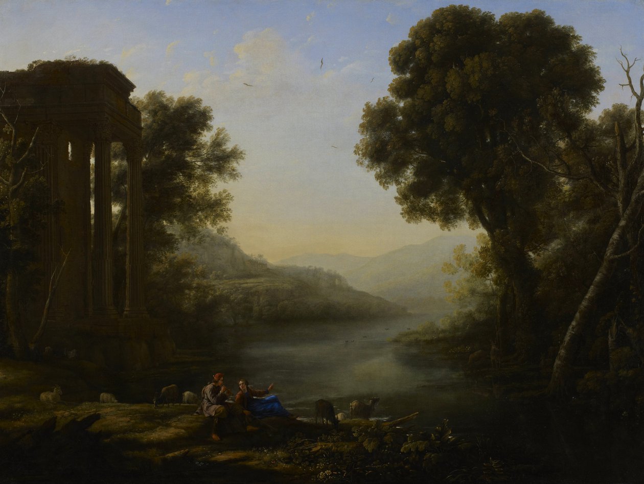 Paysage pastoral (Minneapolis Institute of Arts) od Claude Lorrain