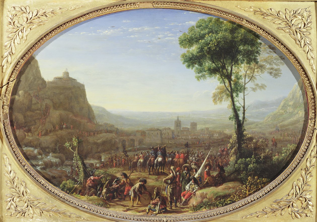 Průsmyk Susa přijatý Ludvíkem XIII v roce 1629 od Claude Lorrain