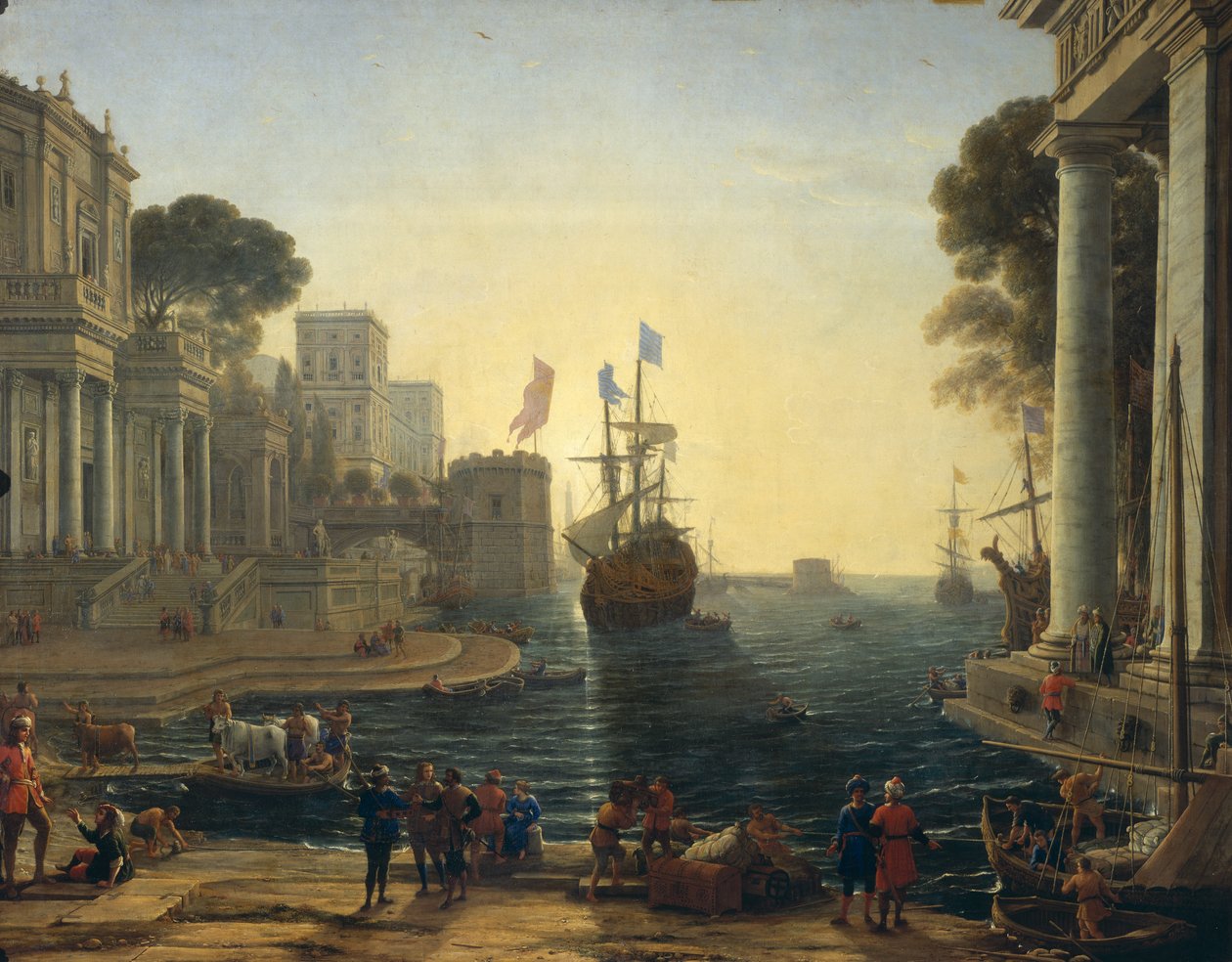Ulysses vrací Chryseis jejímu otci od Claude Lorrain