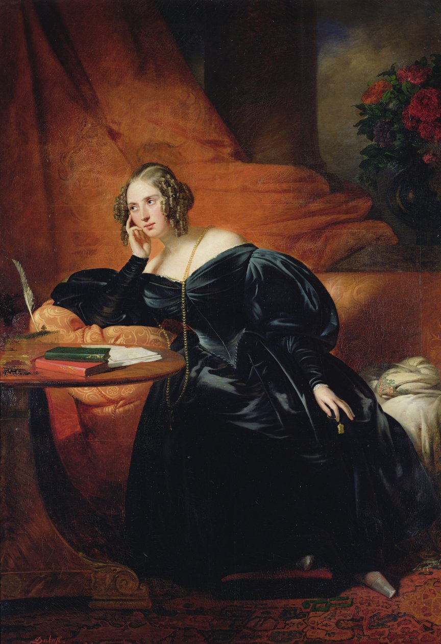 Hraběnka de Lapeyriere od Claude Marie Dubufe