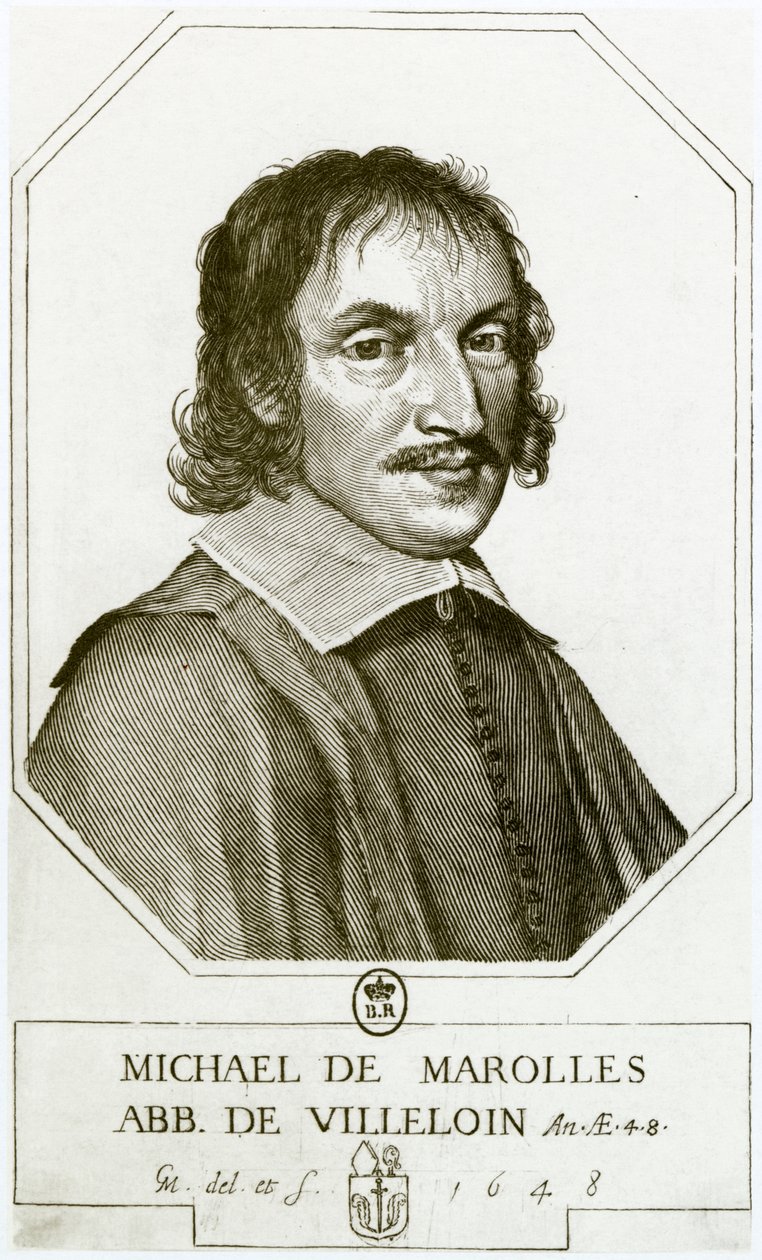 Portrét Michela de Marollese od Claude Mellan
