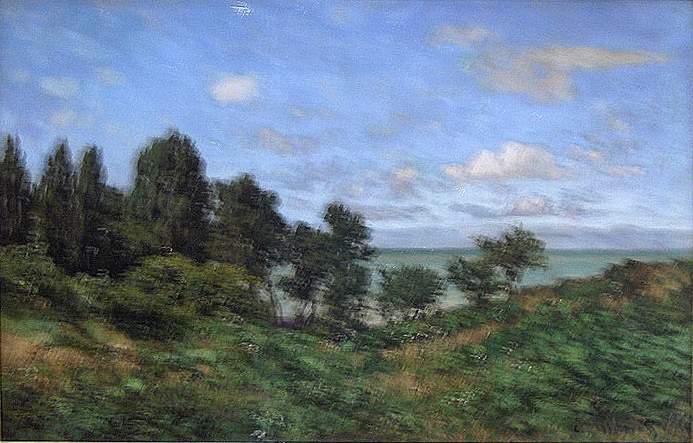 Pobřežní krajina od Claude Monet