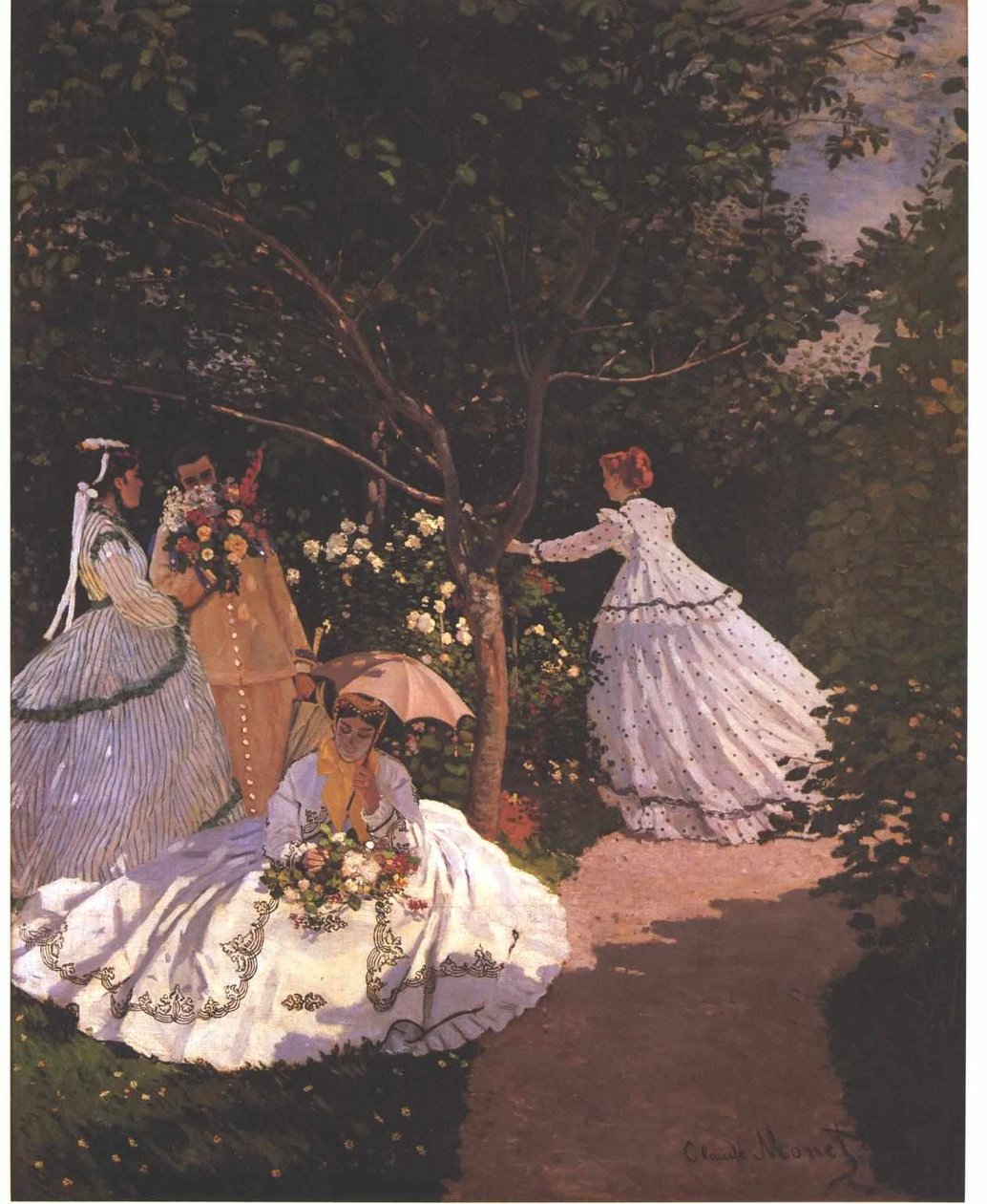 Femmes au jardin English: Women in the Garden Angličtina: 1 Frauen im Garten od Claude Monet