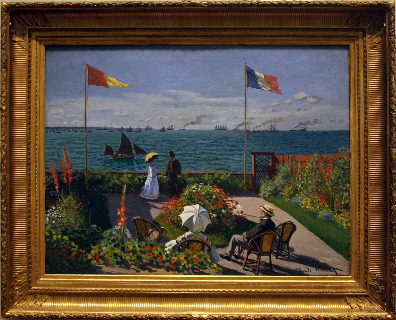 Zahrada na adresách Sainte od Claude Monet