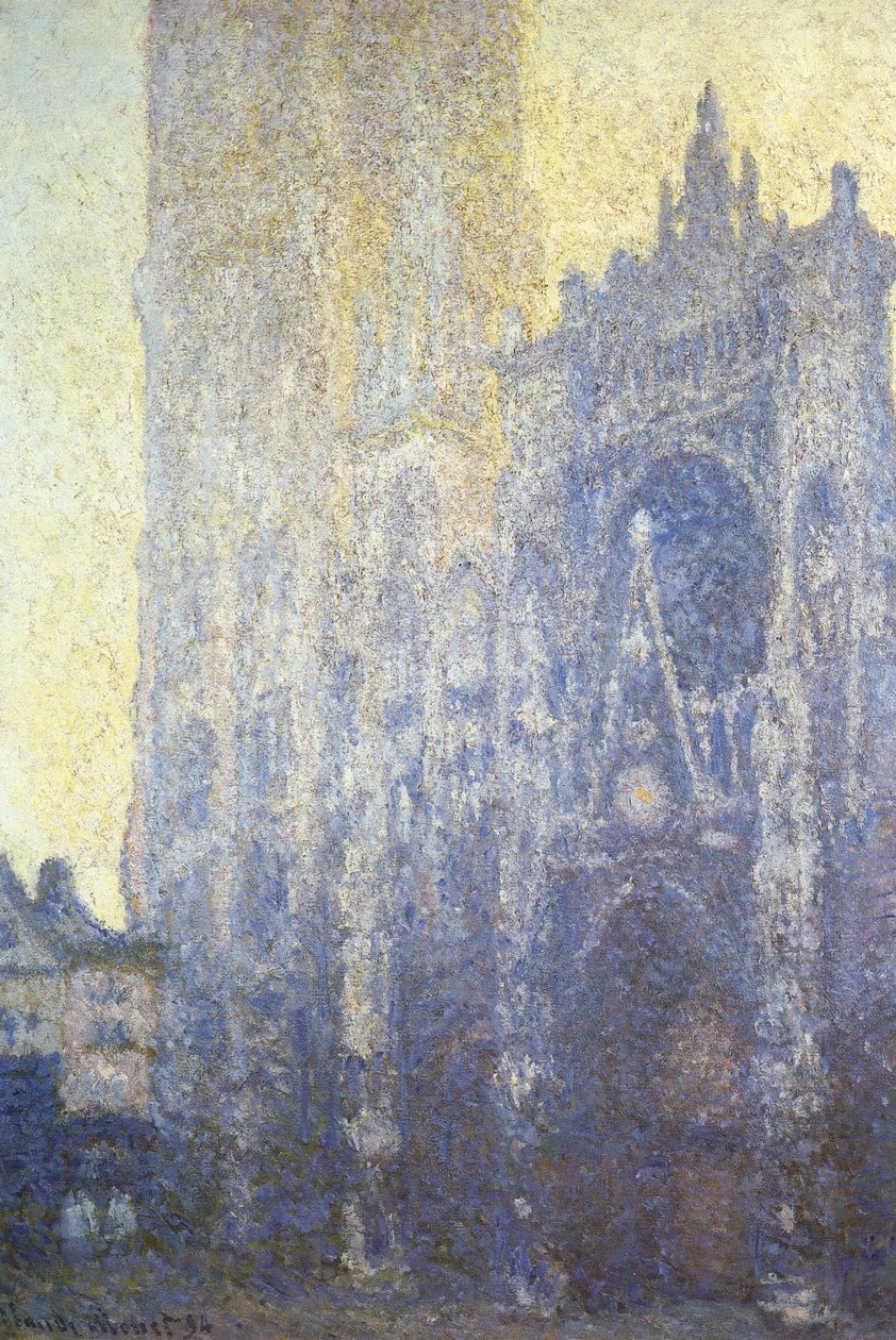 Katedrála v Rouenu. Portál Ranní efekt od Claude Monet