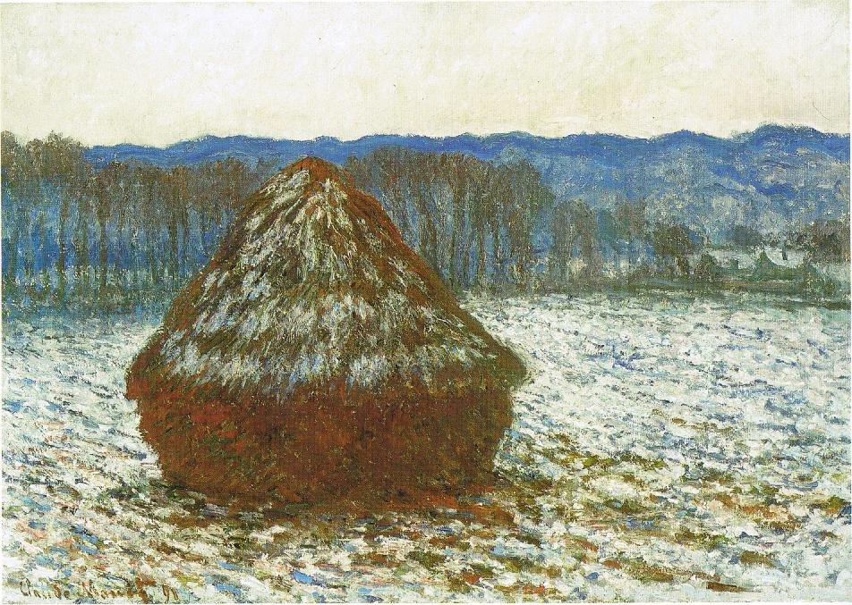 Stoh pšenice od Claude Monet