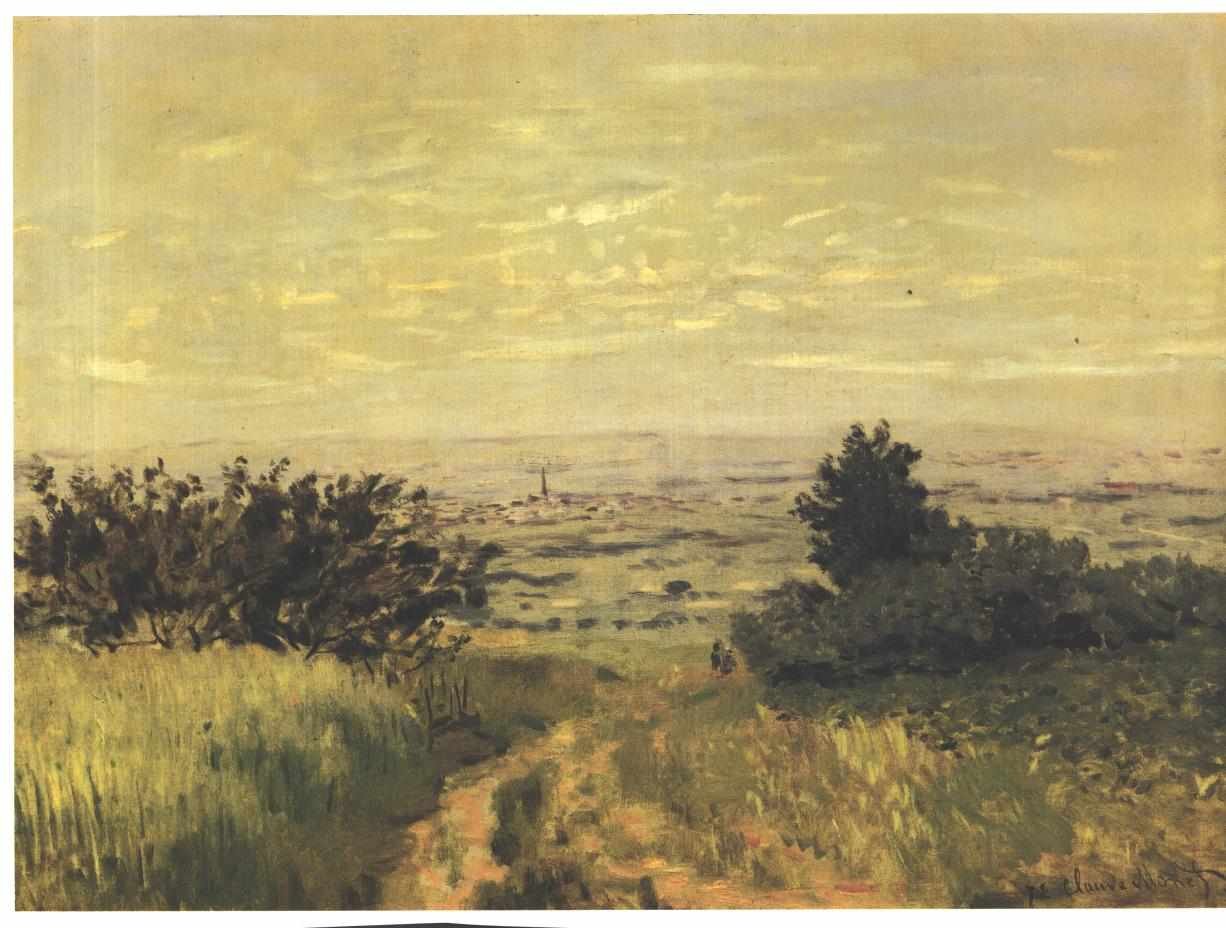 Vue de plaine a Argenteuil, Coteaux de Sannoisn Angličtina: Pohled na pláň Argenteuiln od Claude Monet