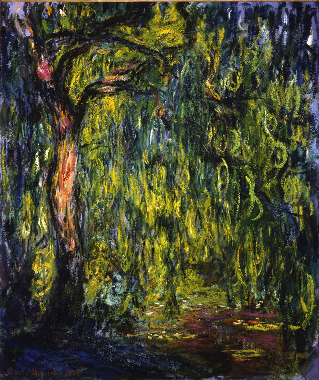 Smuteční vrba od Claude Monet