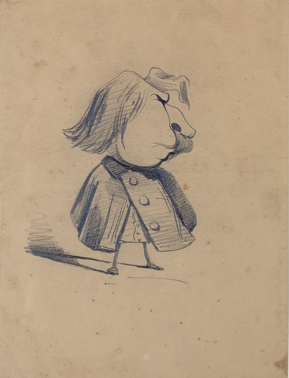 Alexandre Ursule Cellerier, zvaný Felix, 1855-60 od Claude Monet