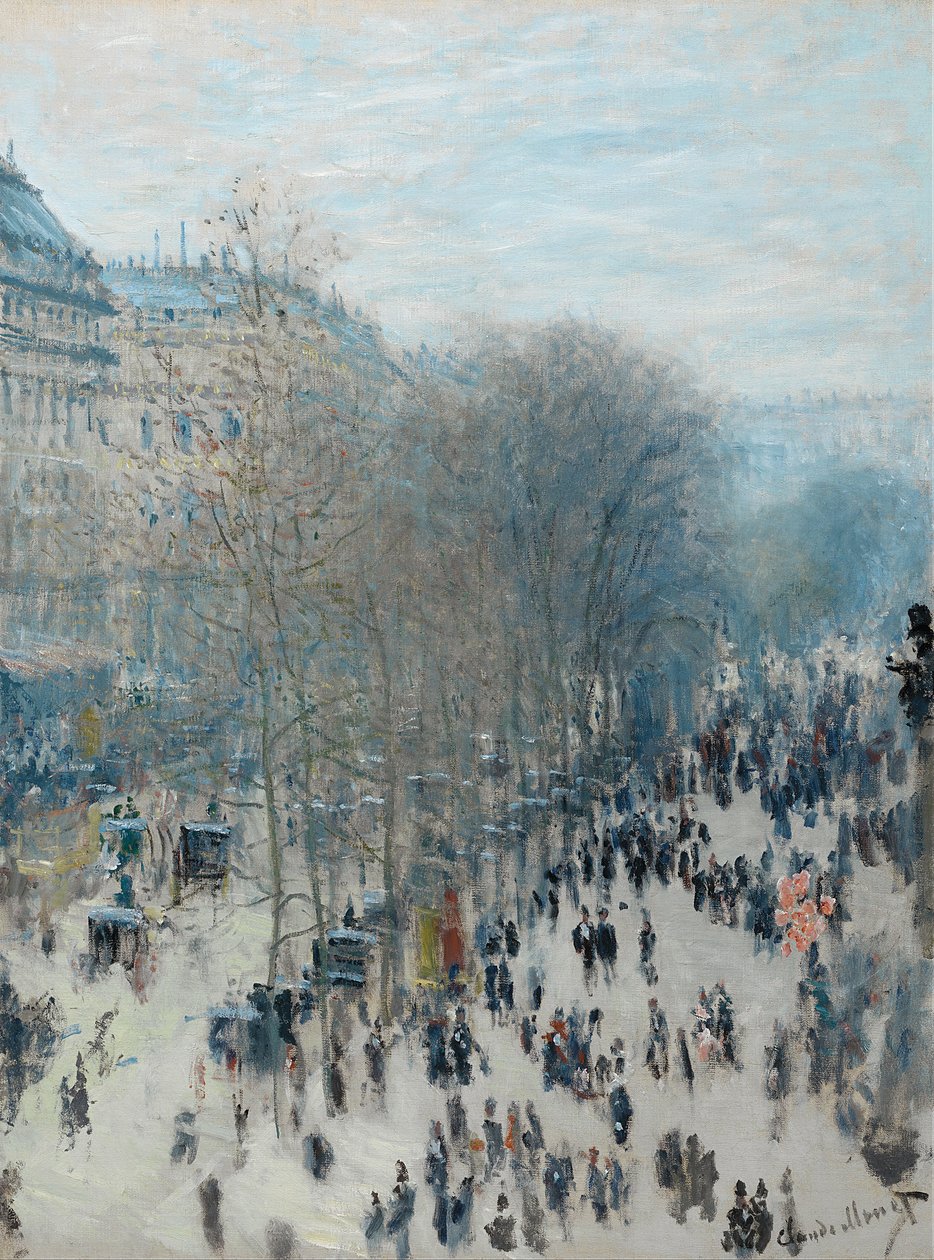 Boulevard des Capucines, 1873-4 od Claude Monet